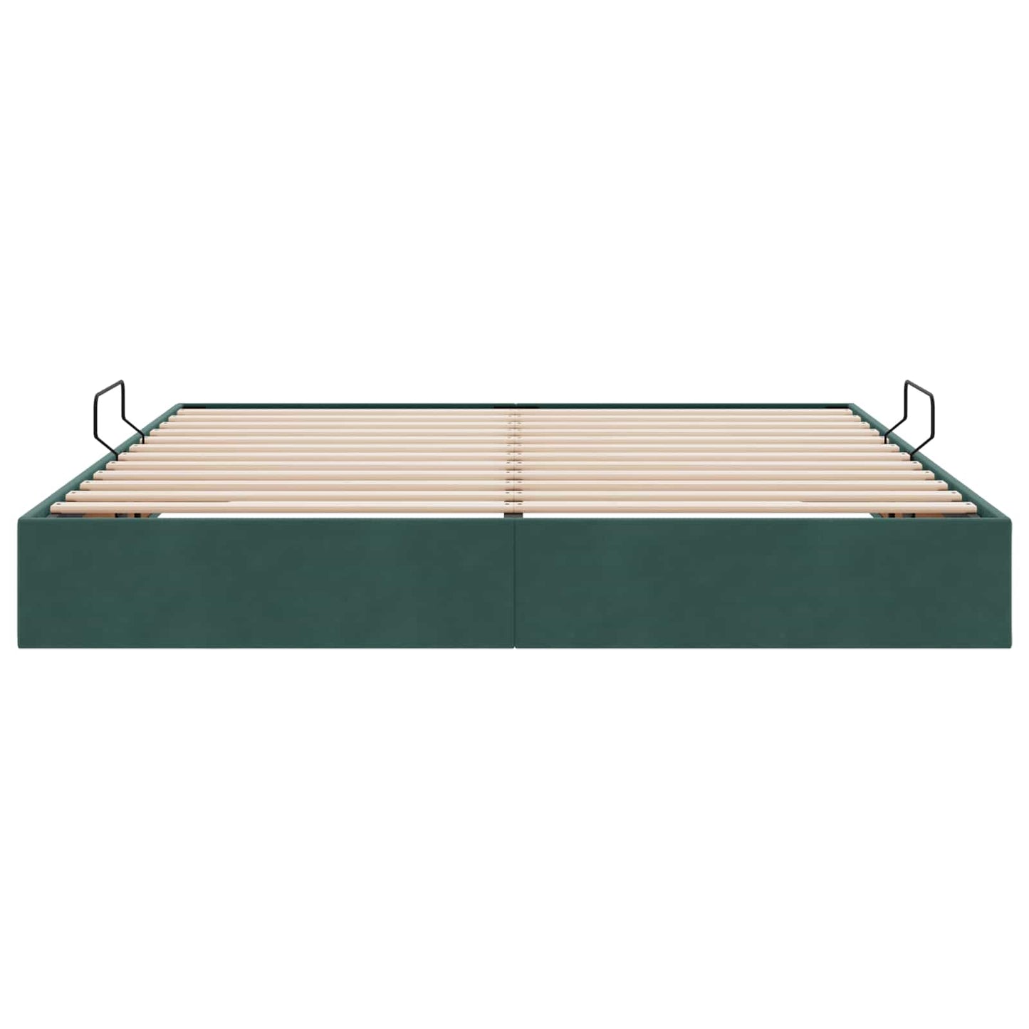 Letto ottomano Verde Scuro 160 x 200 cm Velluto | homemem39