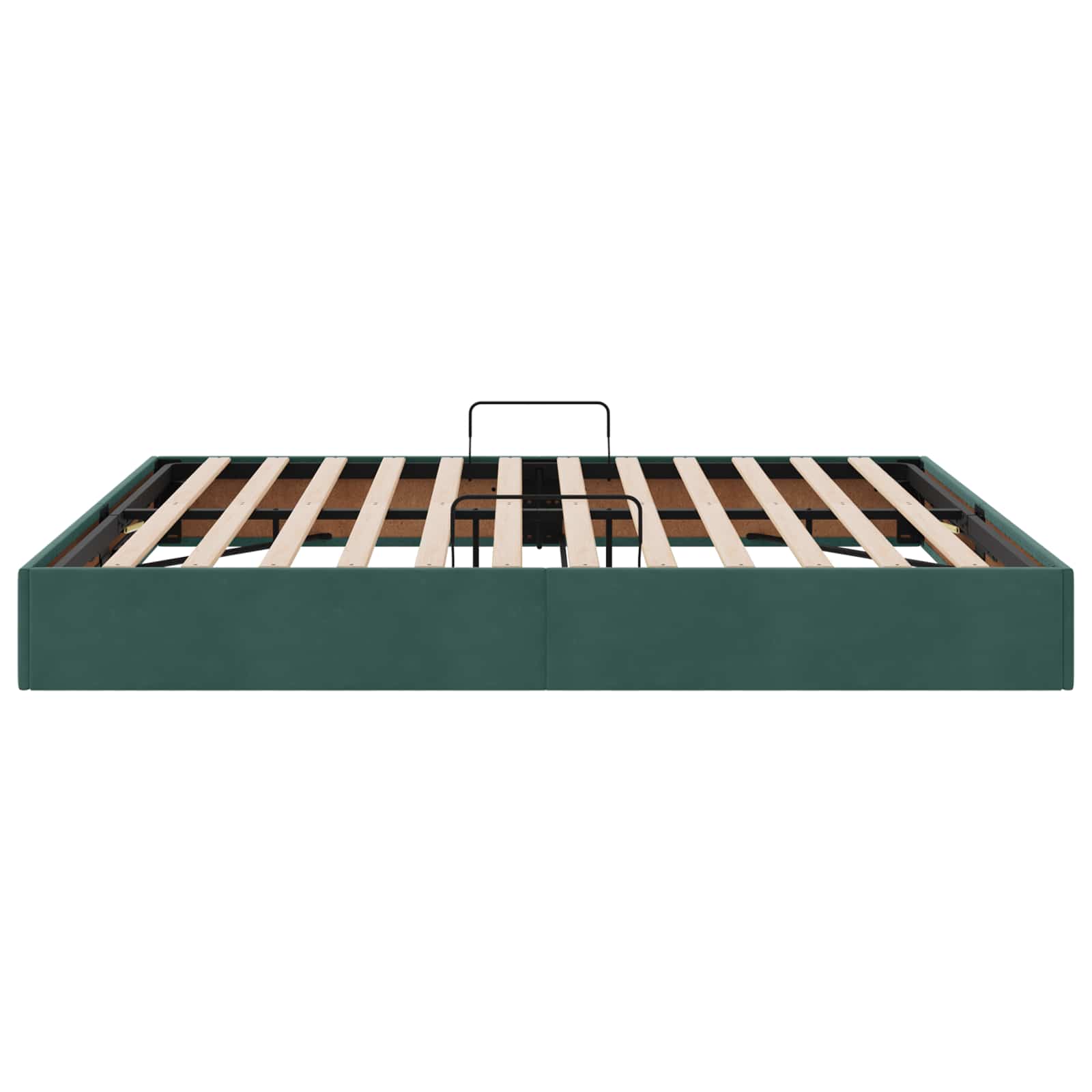Letto ottomano Verde Scuro 160 x 200 cm Velluto | homemem39