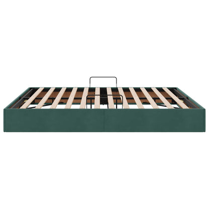 Letto ottomano Verde Scuro 160 x 200 cm Velluto | homemem39