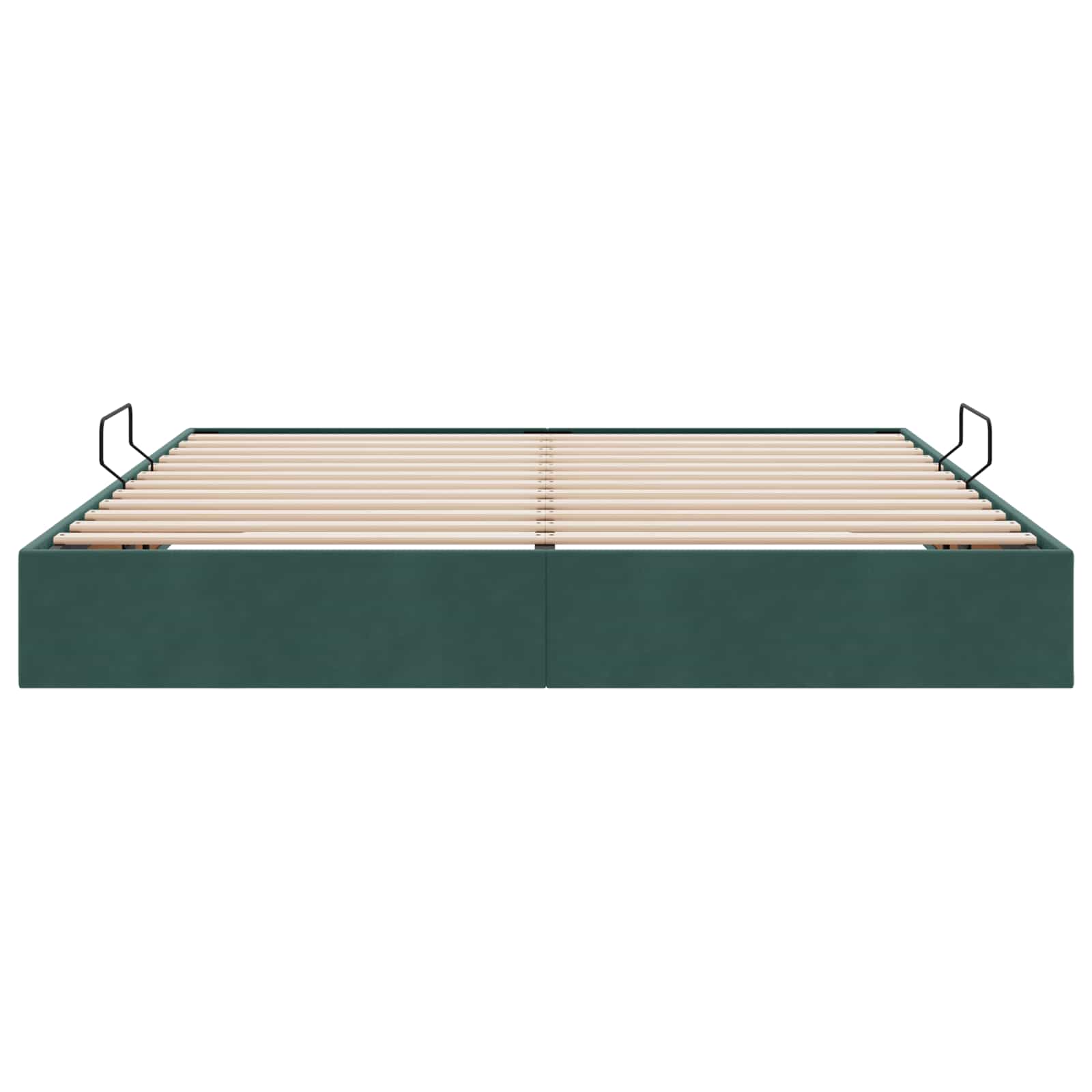 Letto ottomano Verde Scuro 180 x 200 cm Velluto | homemem39