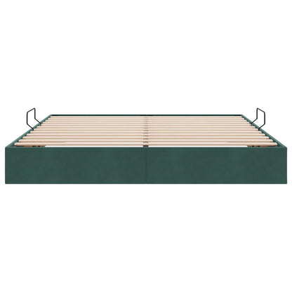 Letto ottomano Verde Scuro 180 x 200 cm Velluto | homemem39