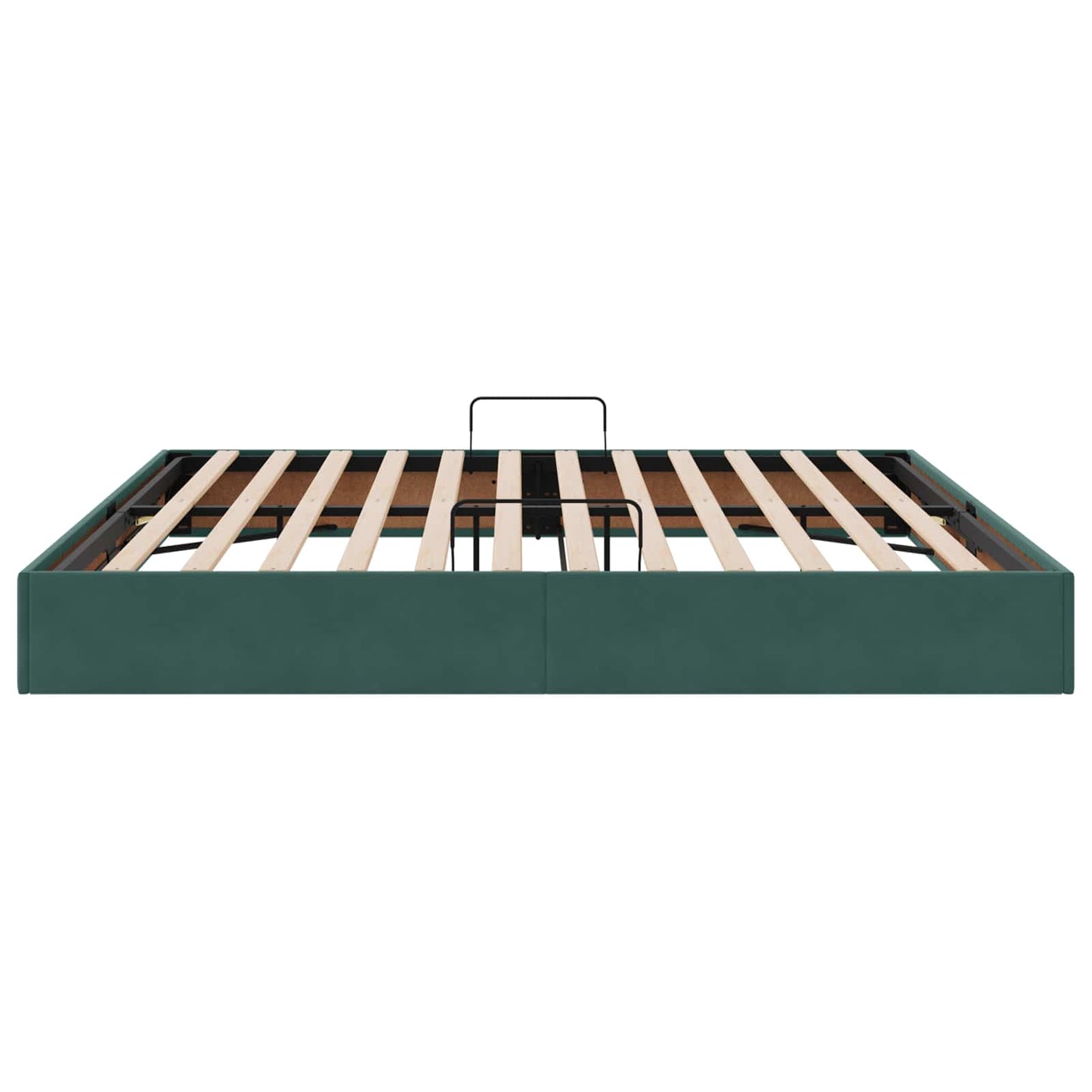 Letto ottomano Verde Scuro 200 x 200 cm Velluto | homemem39