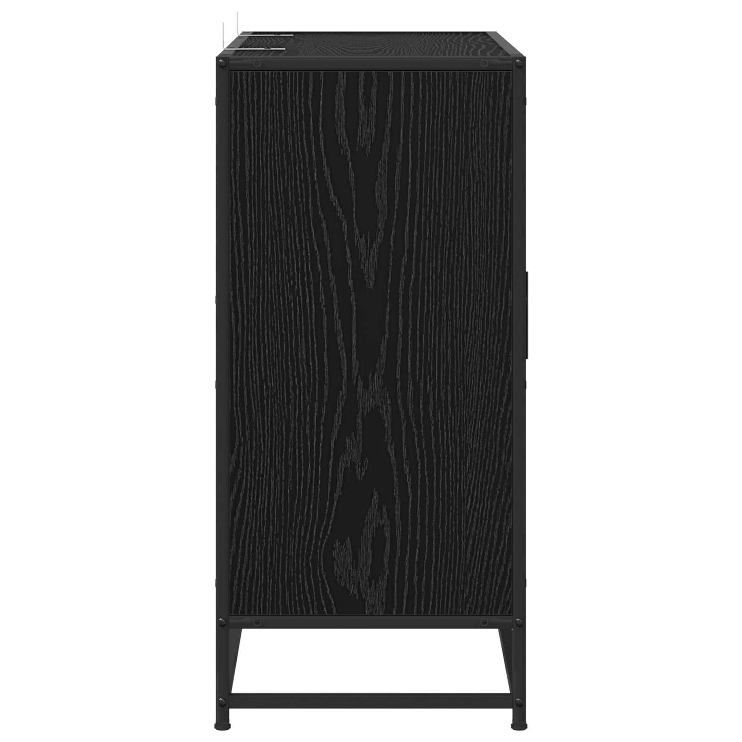 Credenza Rovere Nero 92 x 35 x 76 cm Legno ingegnerizzato | homemem39