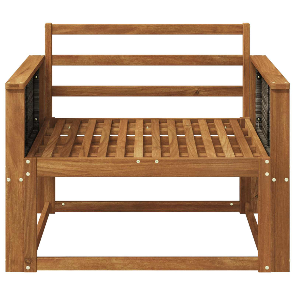 Divano centrale per esterno Legno di Acacia Massello Naturale | homemem39