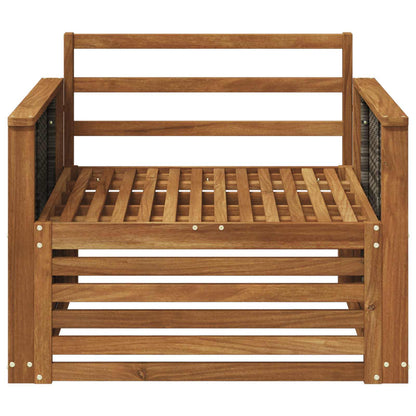 Divano centrale per esterno Legno di Acacia Massello Naturale | homemem39