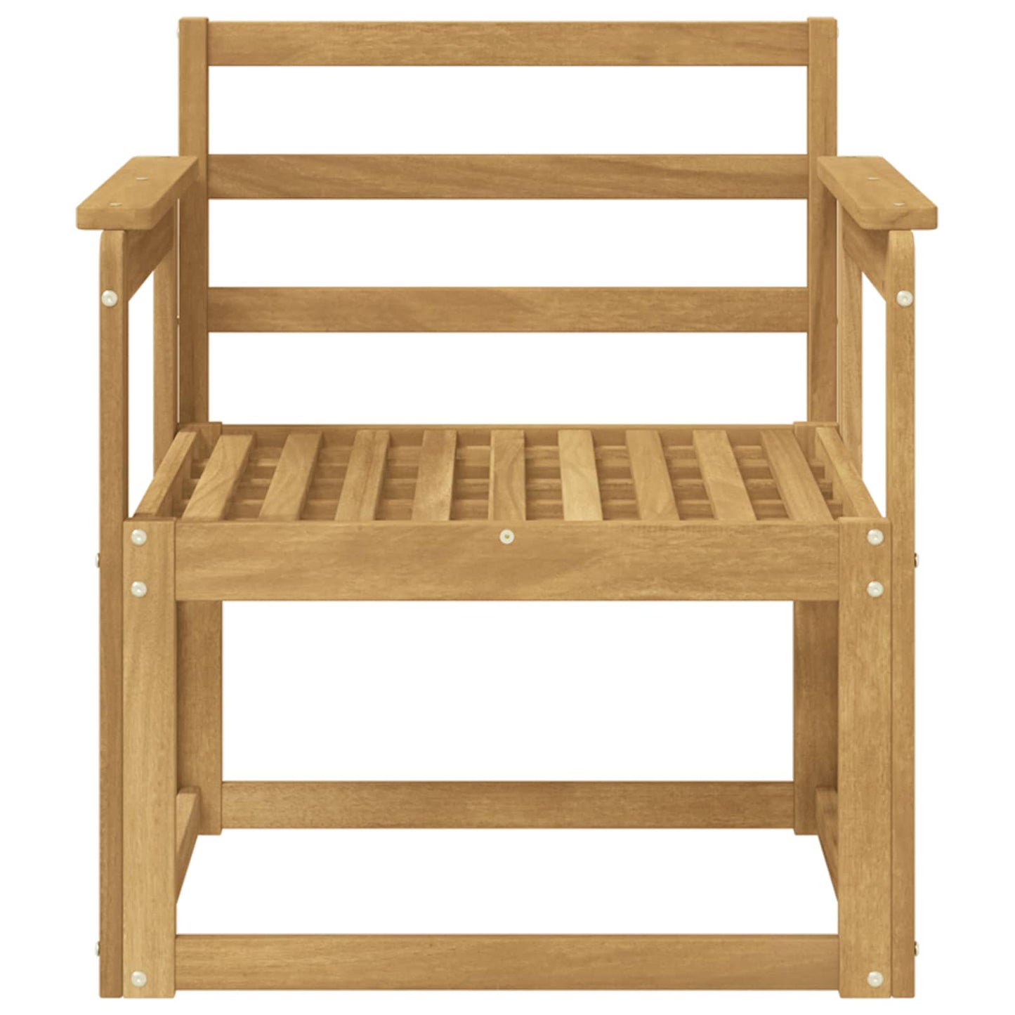 Set di divani da esterno Legno di Acacia Massello Bianco | homemem39