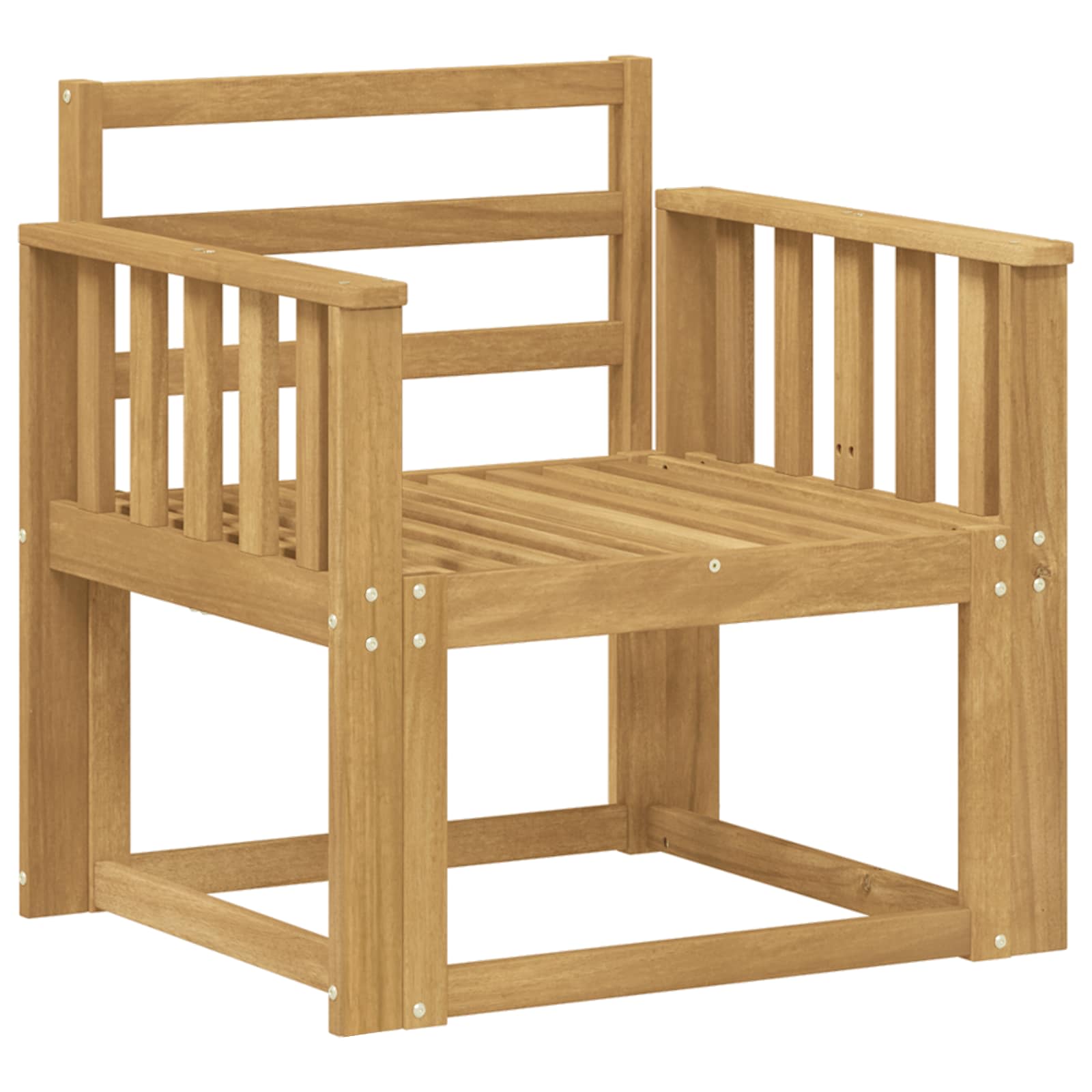Set di divani da esterno Legno di Acacia Massello Bianco | homemem39