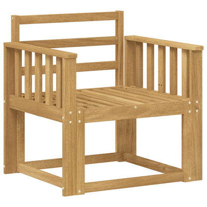 Set di divani da esterno Legno di Acacia Massello Bianco | homemem39