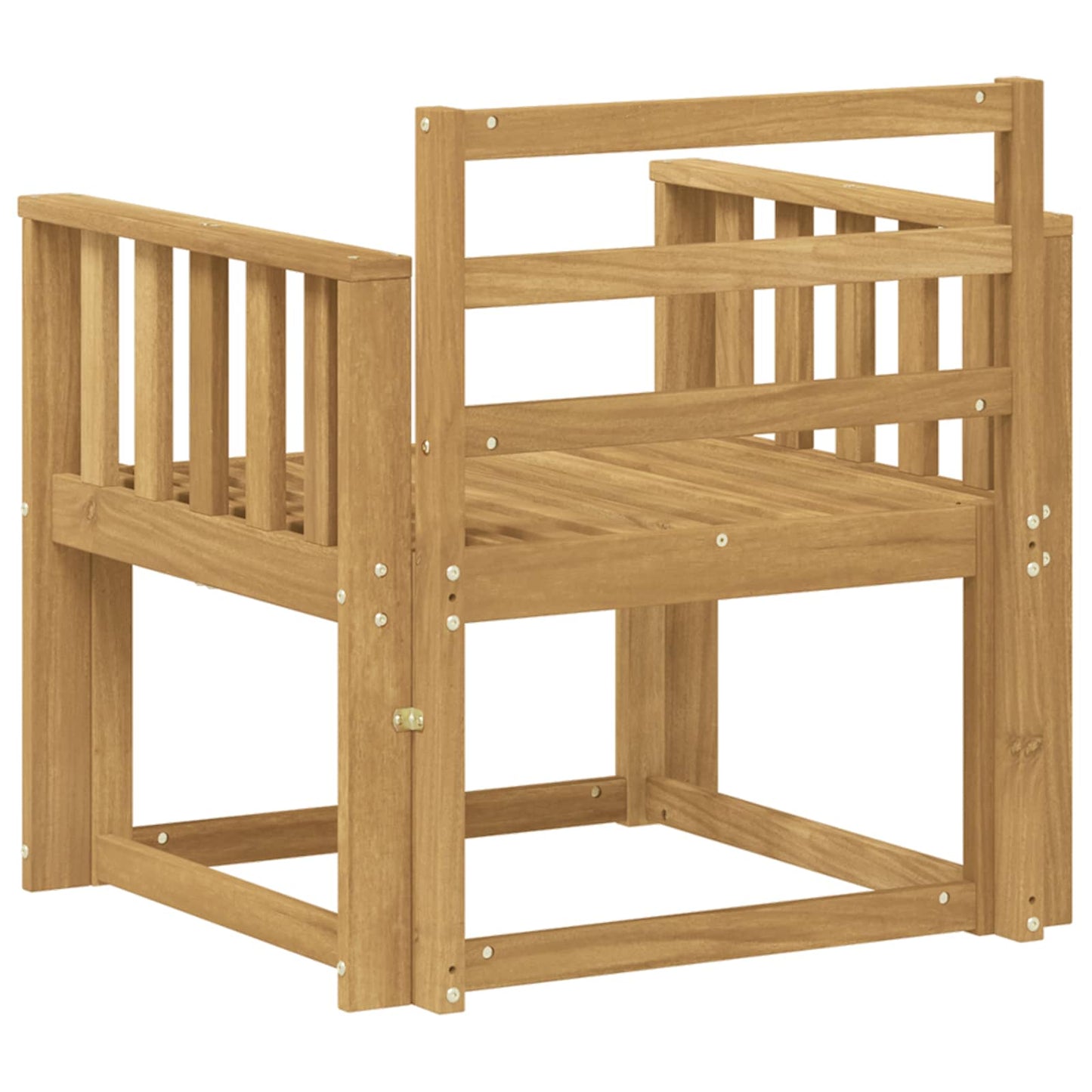 Set di divani da esterno Legno di Acacia Massello Bianco | homemem39