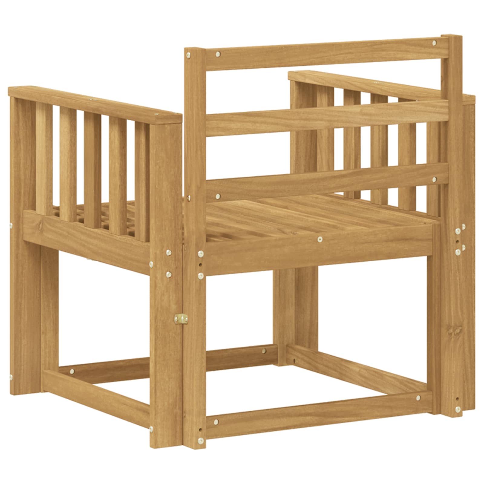 Set di divani da esterno Legno di Acacia Massello Bianco | homemem39