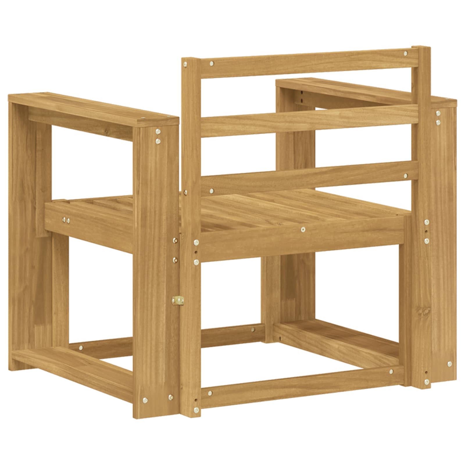 Set di divani da esterno Legno di Acacia Massello Bianco | homemem39