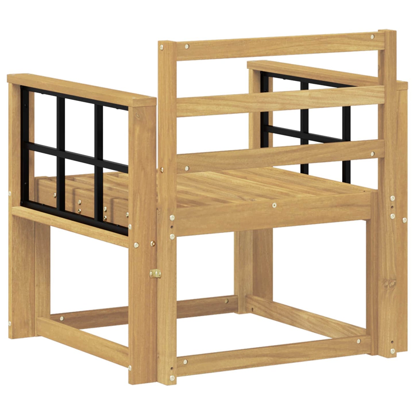 Set di divani da esterno Legno di Acacia Massello Bianco | homemem39