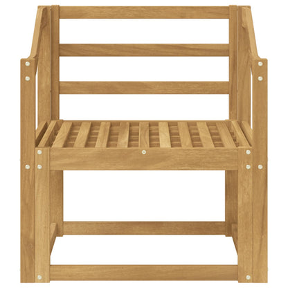 Set di divani da esterno Legno di Acacia Massello Bianco | homemem39