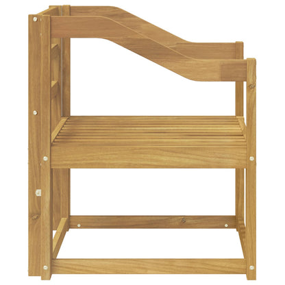 Set di divani da esterno Legno di Acacia Massello Bianco | homemem39