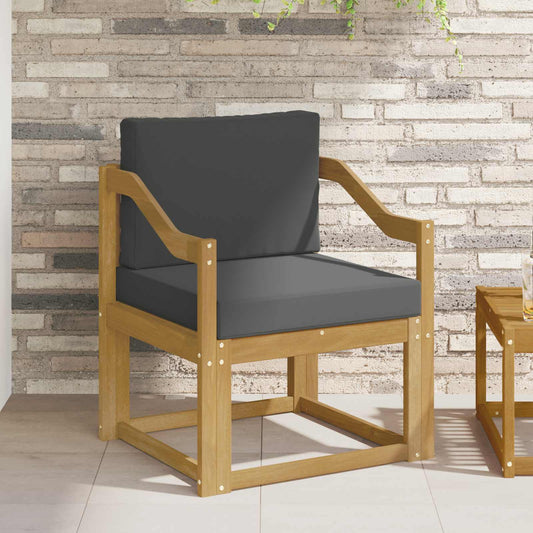 2 Pezzo Set di divani da esterno Poliestere Bianco e Antracite | homemem39