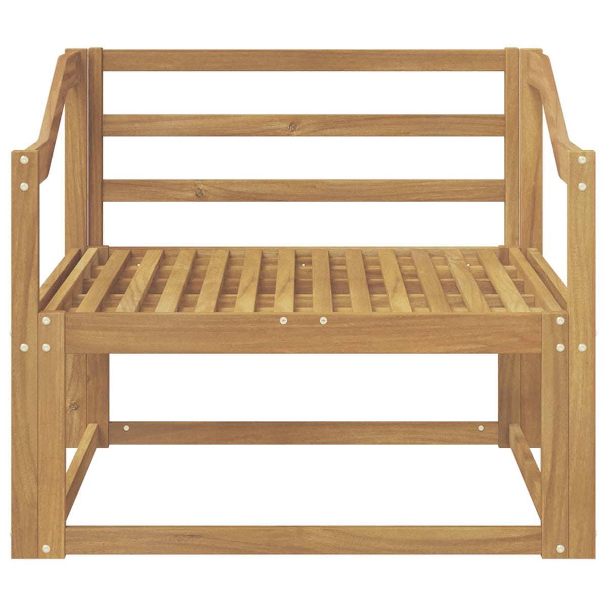 Divano centrale per esterno Legno di Acacia Massello