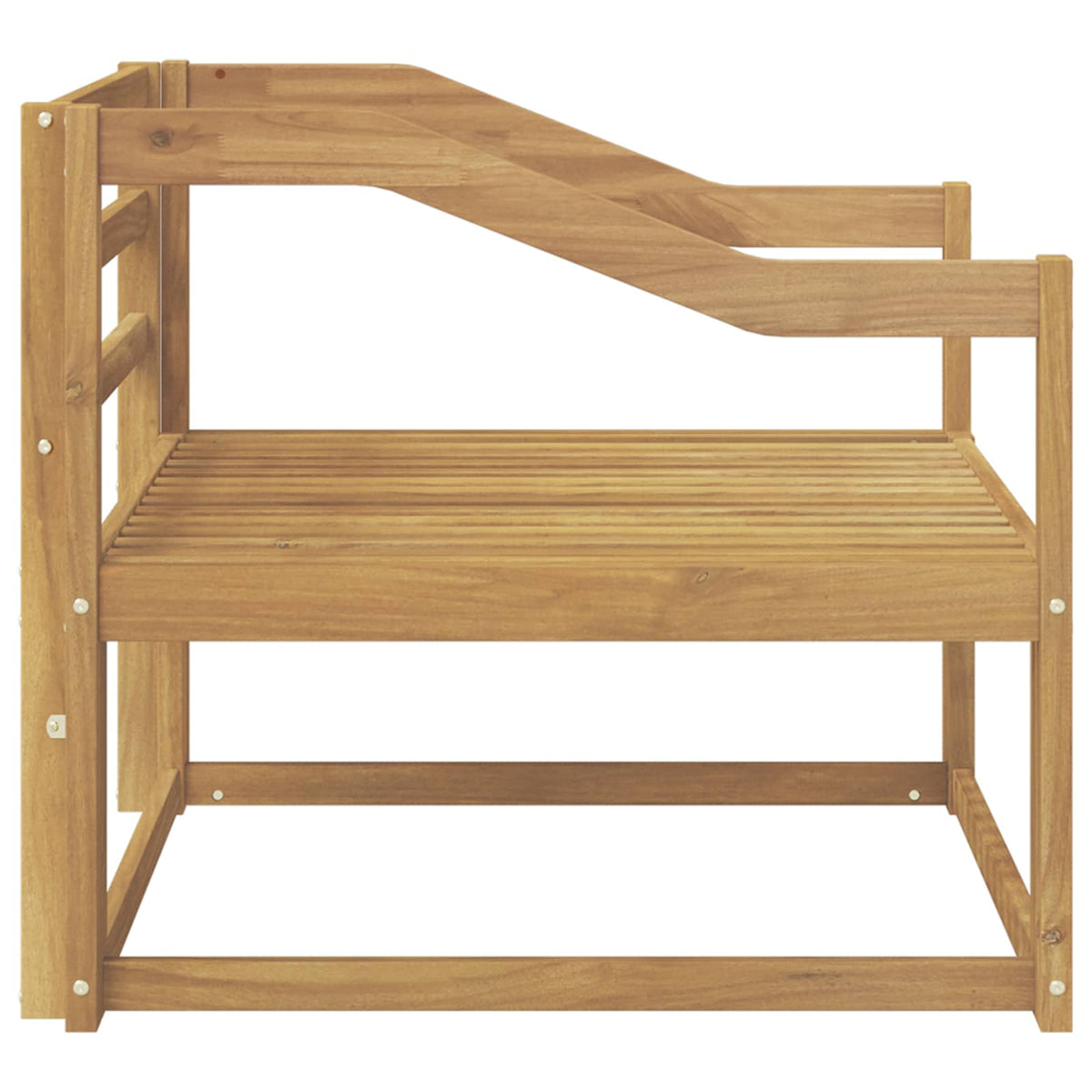 Divano centrale per esterno Legno di Acacia Massello