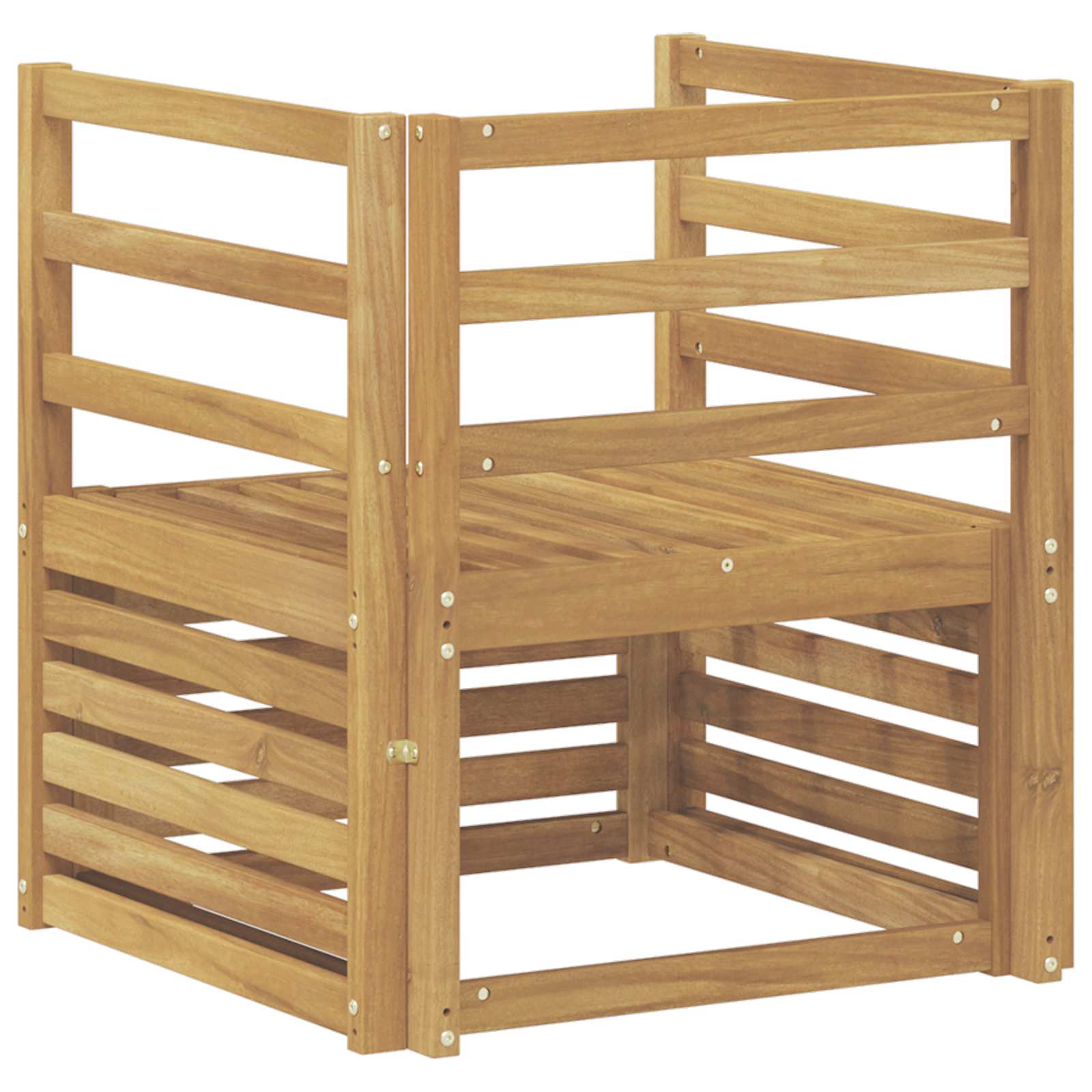 Divano da esterno Legno di Acacia Massello Bianco | homemem39