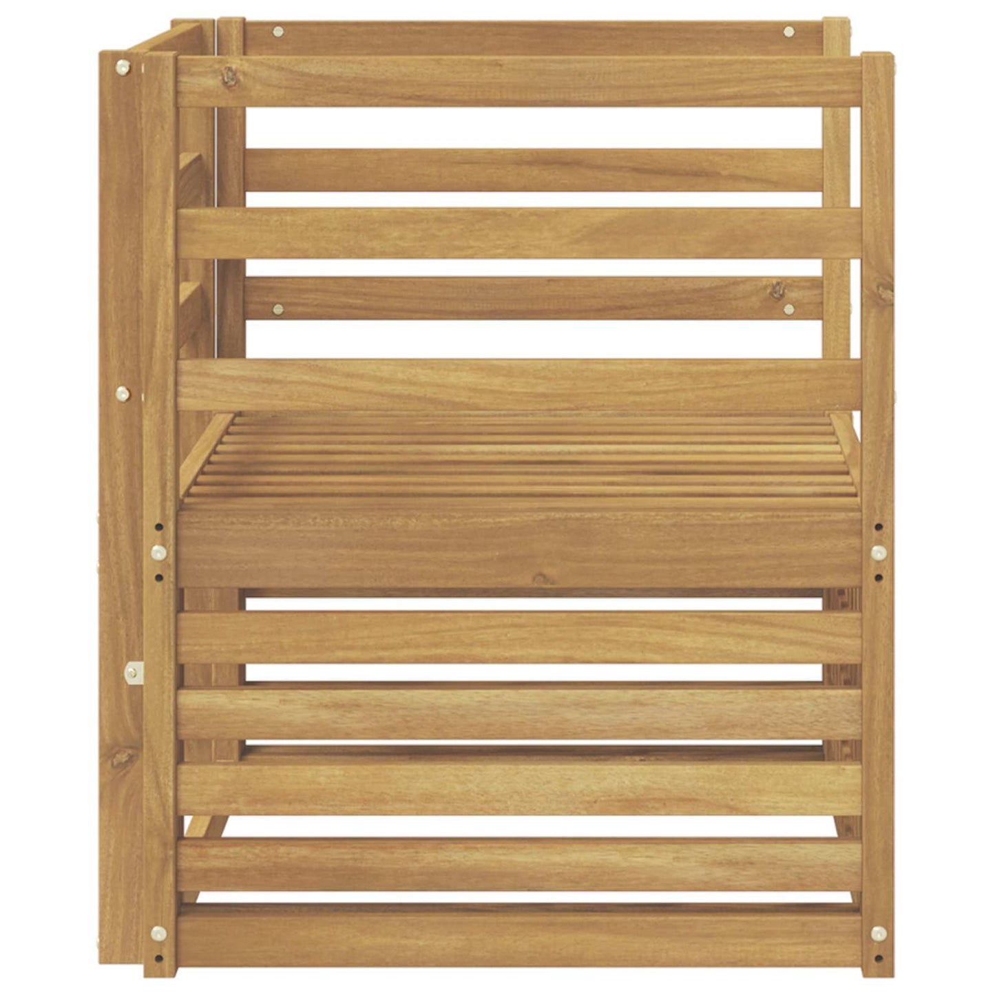 Divano da esterno Legno di Acacia Massello Bianco | homemem39