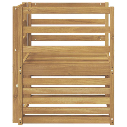Divano da esterno Legno di Acacia Massello Bianco | homemem39