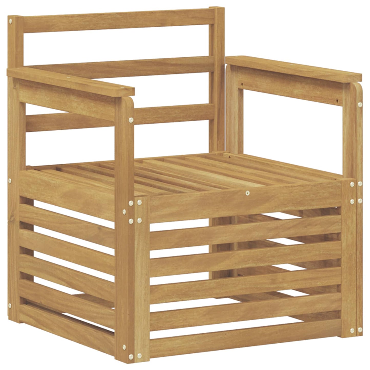 2 Pezzo Set di divani da esterno Legno di Acacia Massello | homemem39
