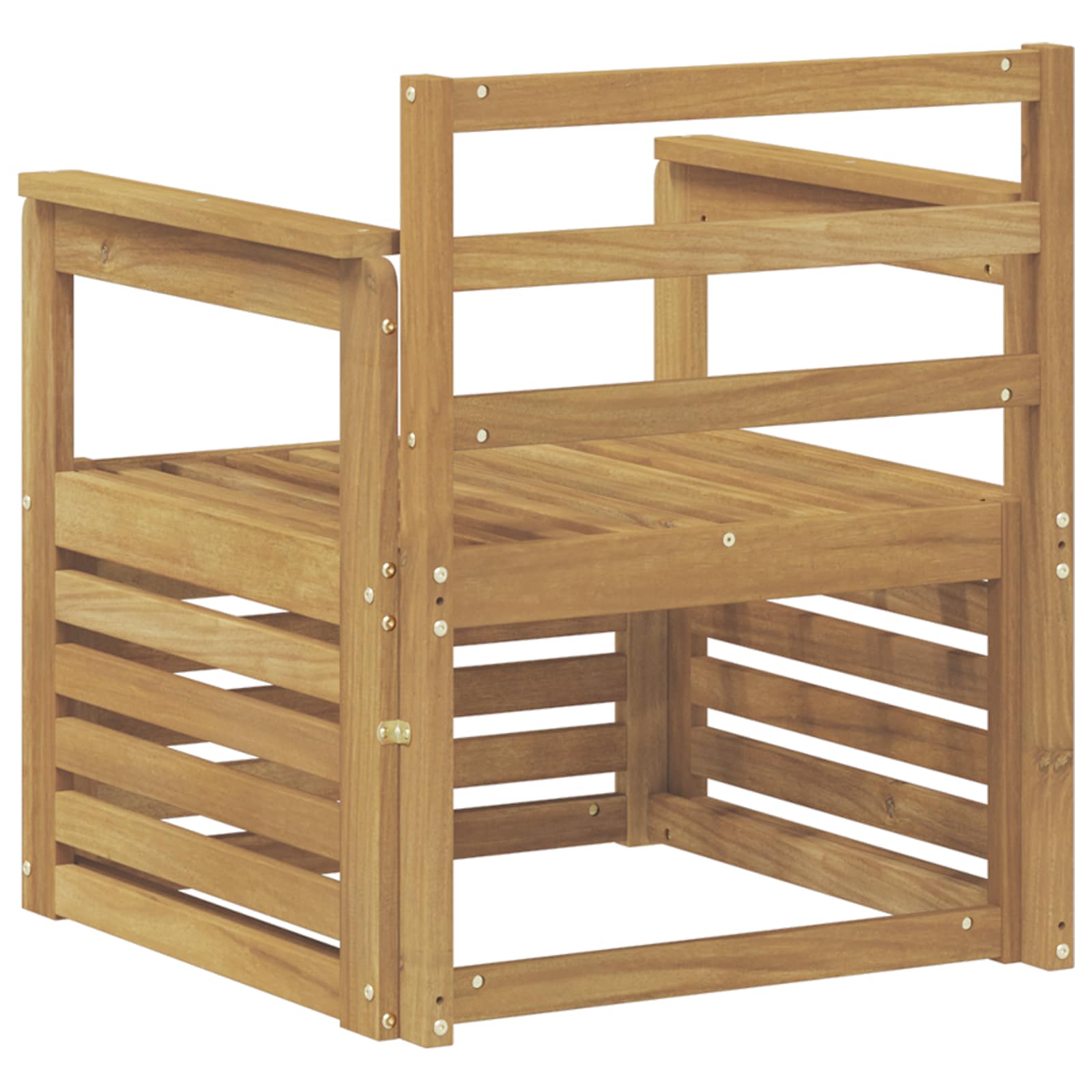 2 Pezzo Set di divani da esterno Legno di Acacia Massello | homemem39
