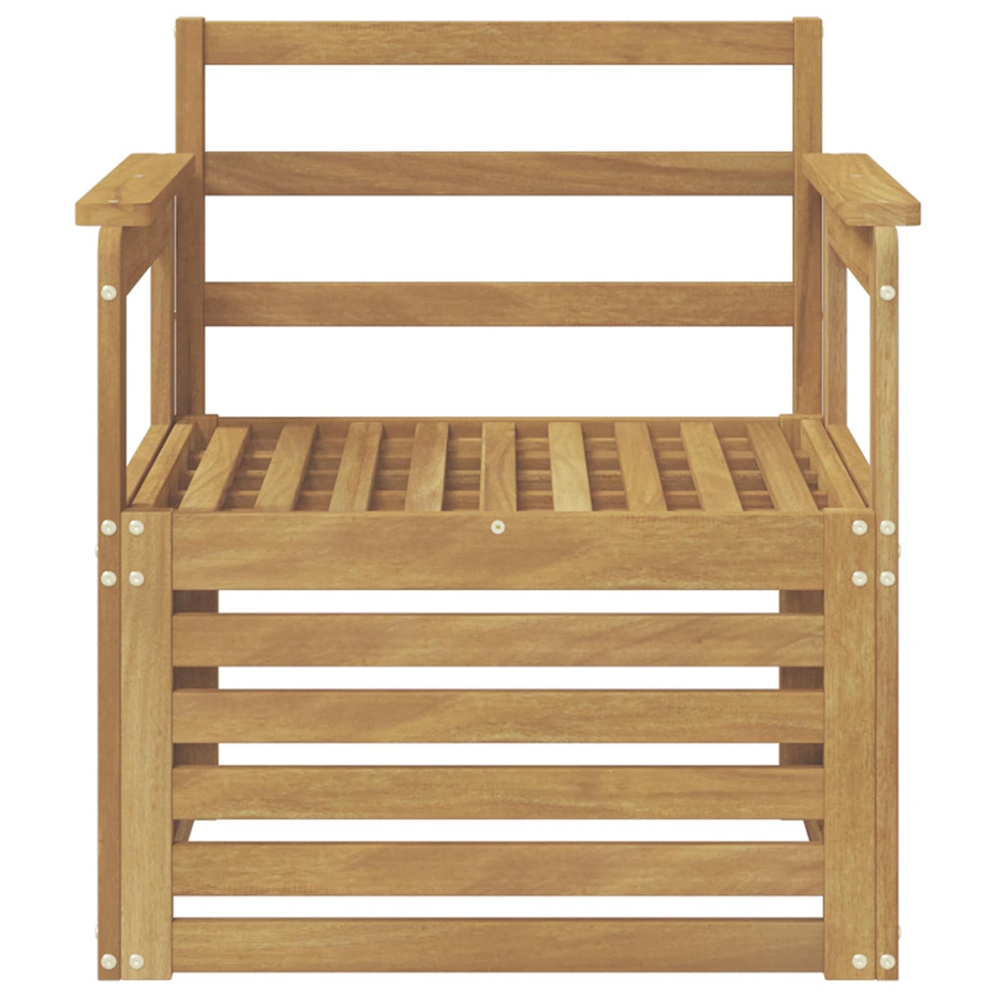 2 Pezzo Set di divani da esterno Legno di Acacia Massello | homemem39