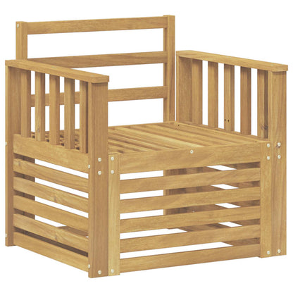 2 Pezzo Set di divani da esterno Legno di Acacia Massello | homemem39