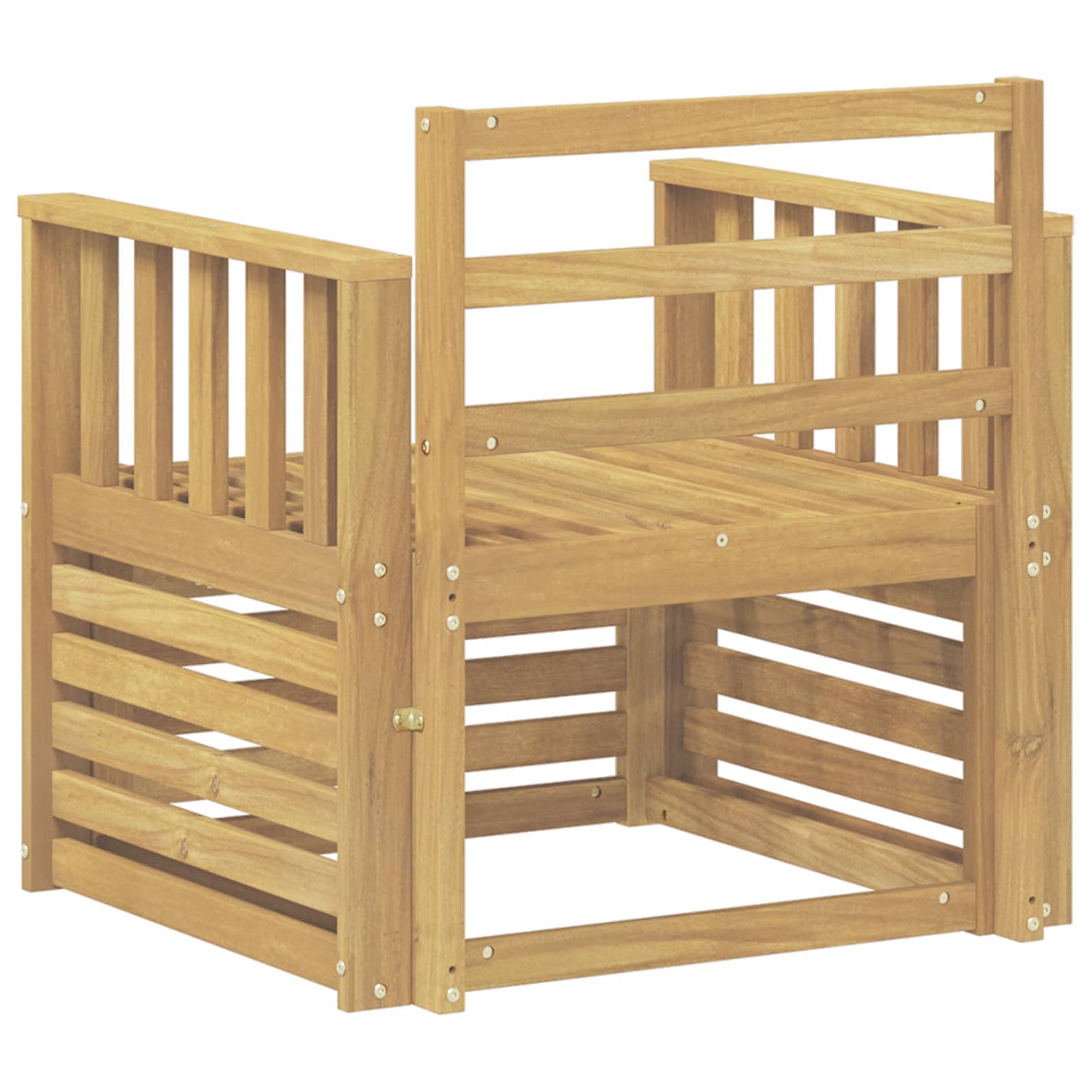 2 Pezzo Set di divani da esterno Legno di Acacia Massello | homemem39