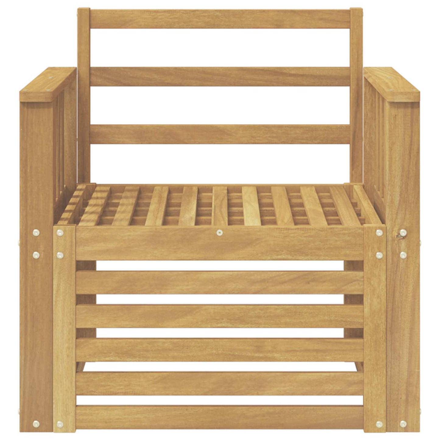 2 Pezzo Set di divani da esterno Legno di Acacia Massello | homemem39
