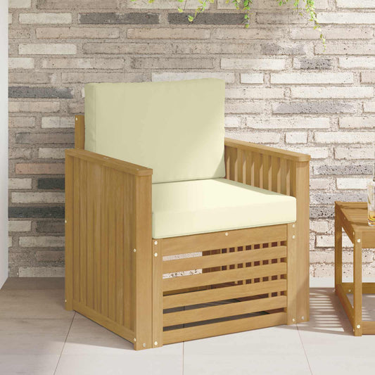 Set di divani da esterno Poliestere Bianco | homemem39