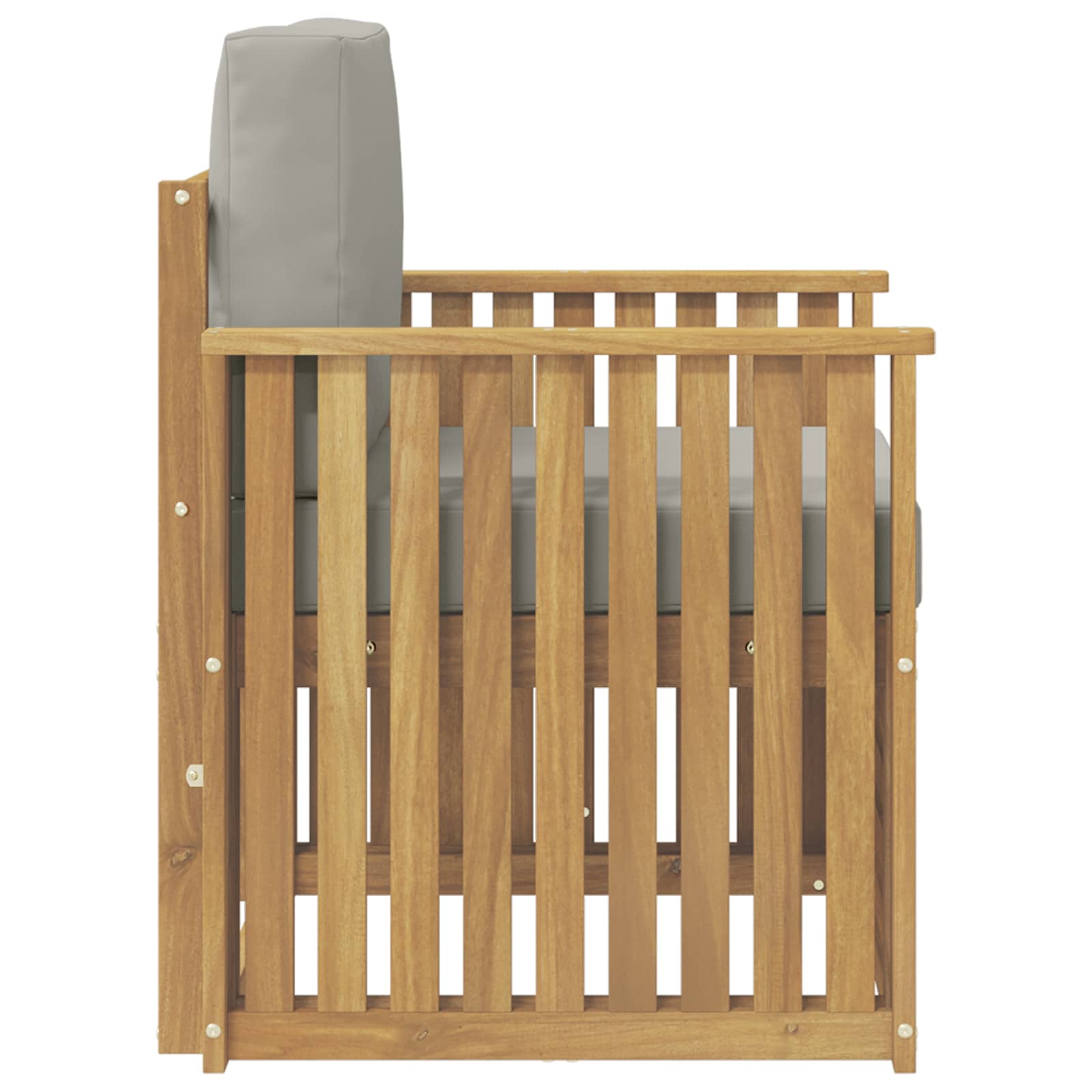 Set di divani da esterno Poliestere Bianco | homemem39