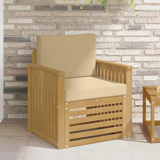 Set di divani da esterno Poliestere Bianco | homemem39