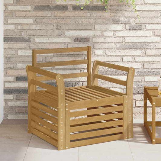 Set di divani da esterno Legno di Acacia Massello Bianco | homemem39