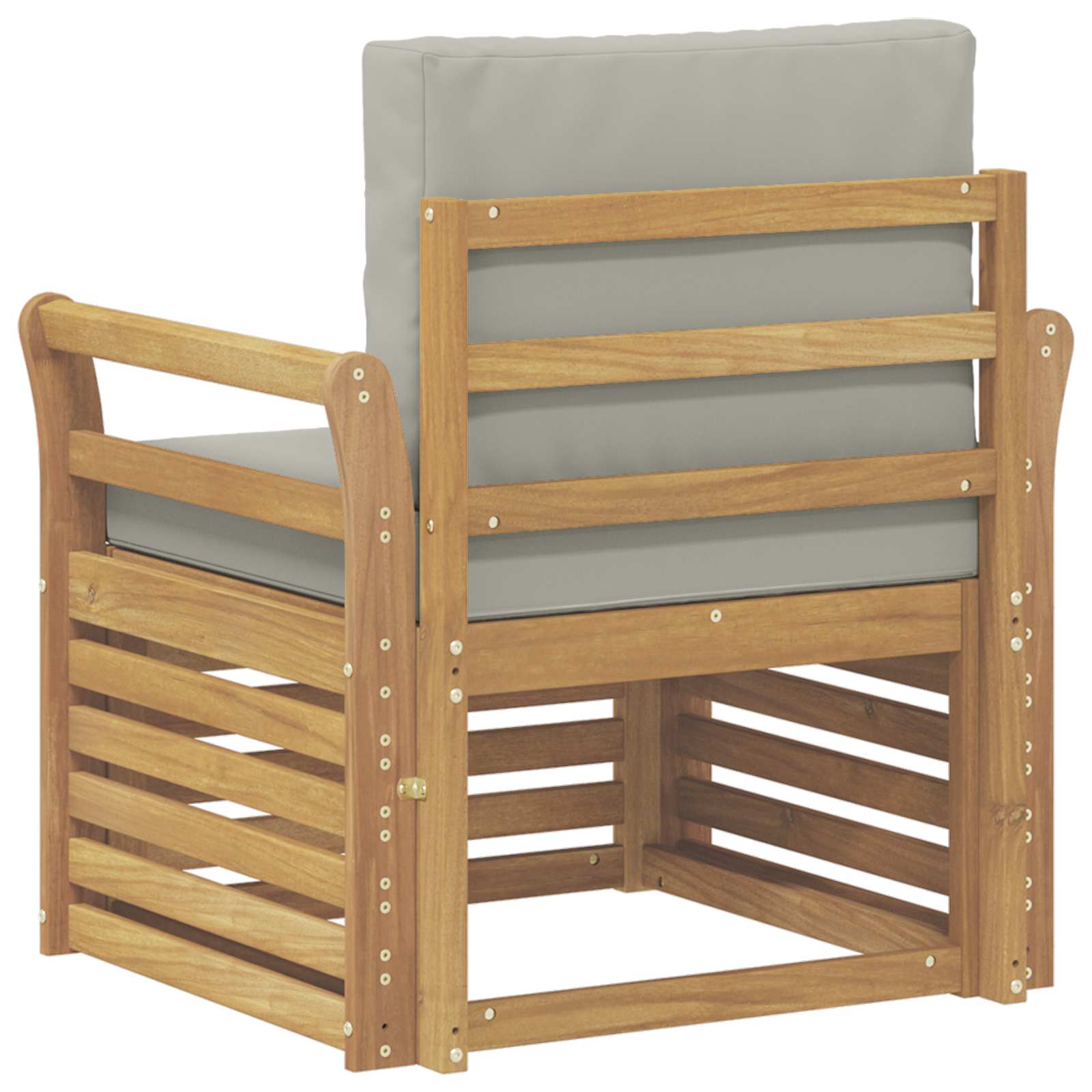 Set di divani da esterno Poliestere Bianco | homemem39