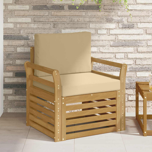 Set di divani da esterno Poliestere Bianco | homemem39