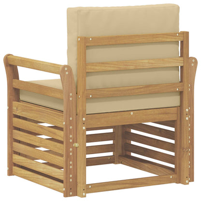 Set di divani da esterno Poliestere Bianco | homemem39