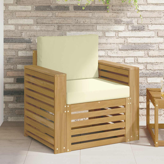 Set di divani da esterno Poliestere Bianco | homemem39