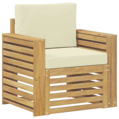 Set di divani da esterno Poliestere Bianco | homemem39