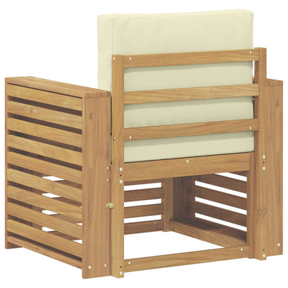 Set di divani da esterno Poliestere Bianco | homemem39