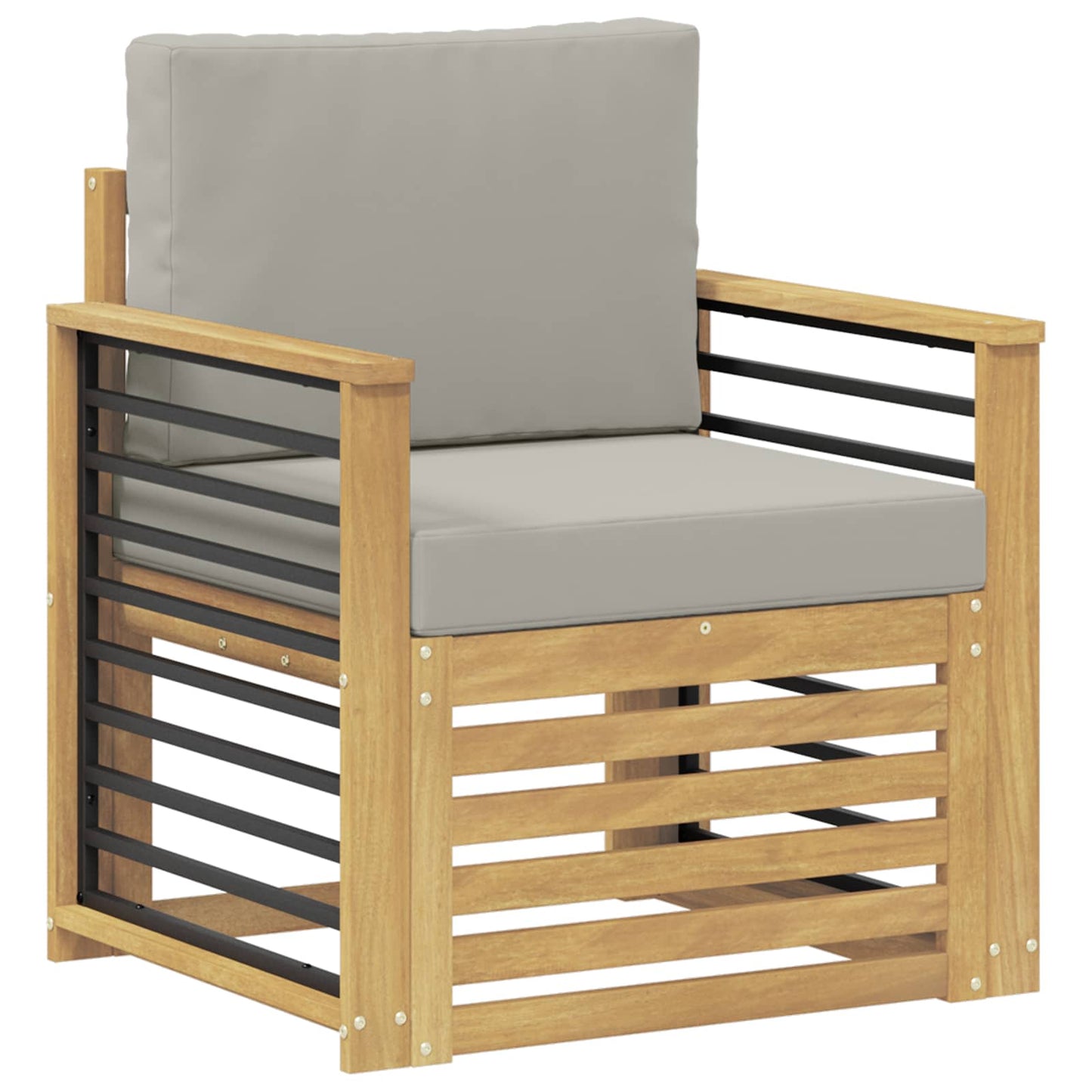 Set di divani da esterno Poliestere Bianco | homemem39