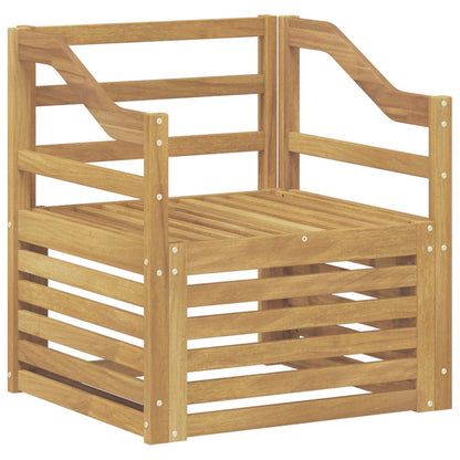Divano da esterno Legno di Acacia Massello Bianco | homemem39