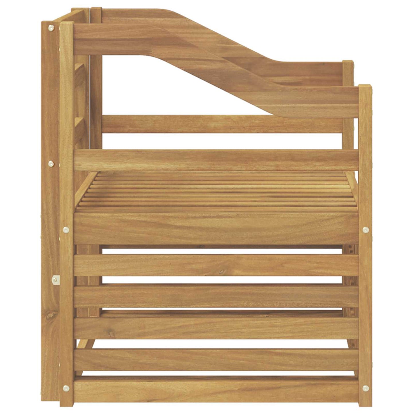 Divano da esterno Legno di Acacia Massello Bianco | homemem39