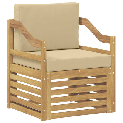 Divano da esterno Poliestere Bianco e beige | homemem39