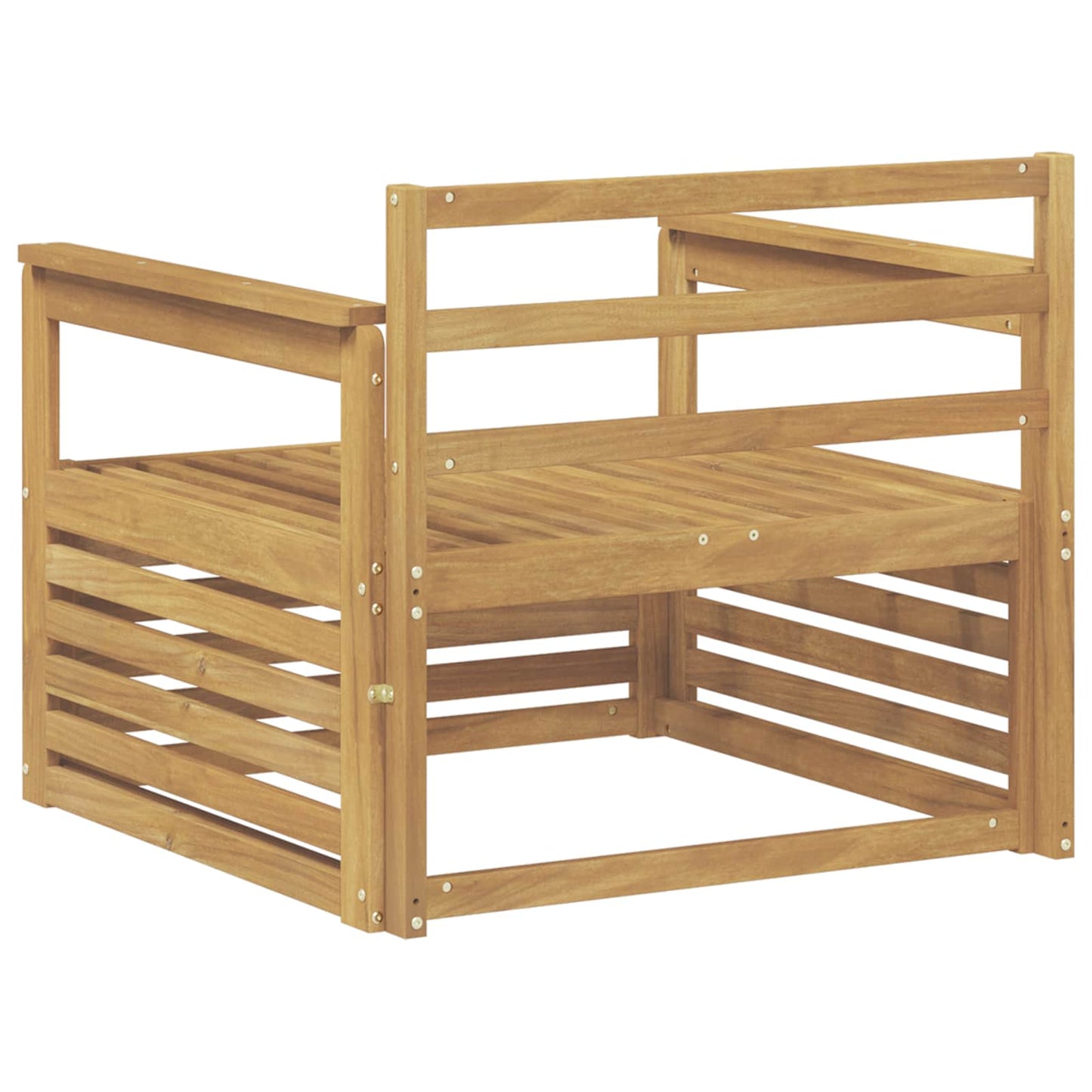 Divano da esterno Legno di Acacia Massello Bianco | homemem39