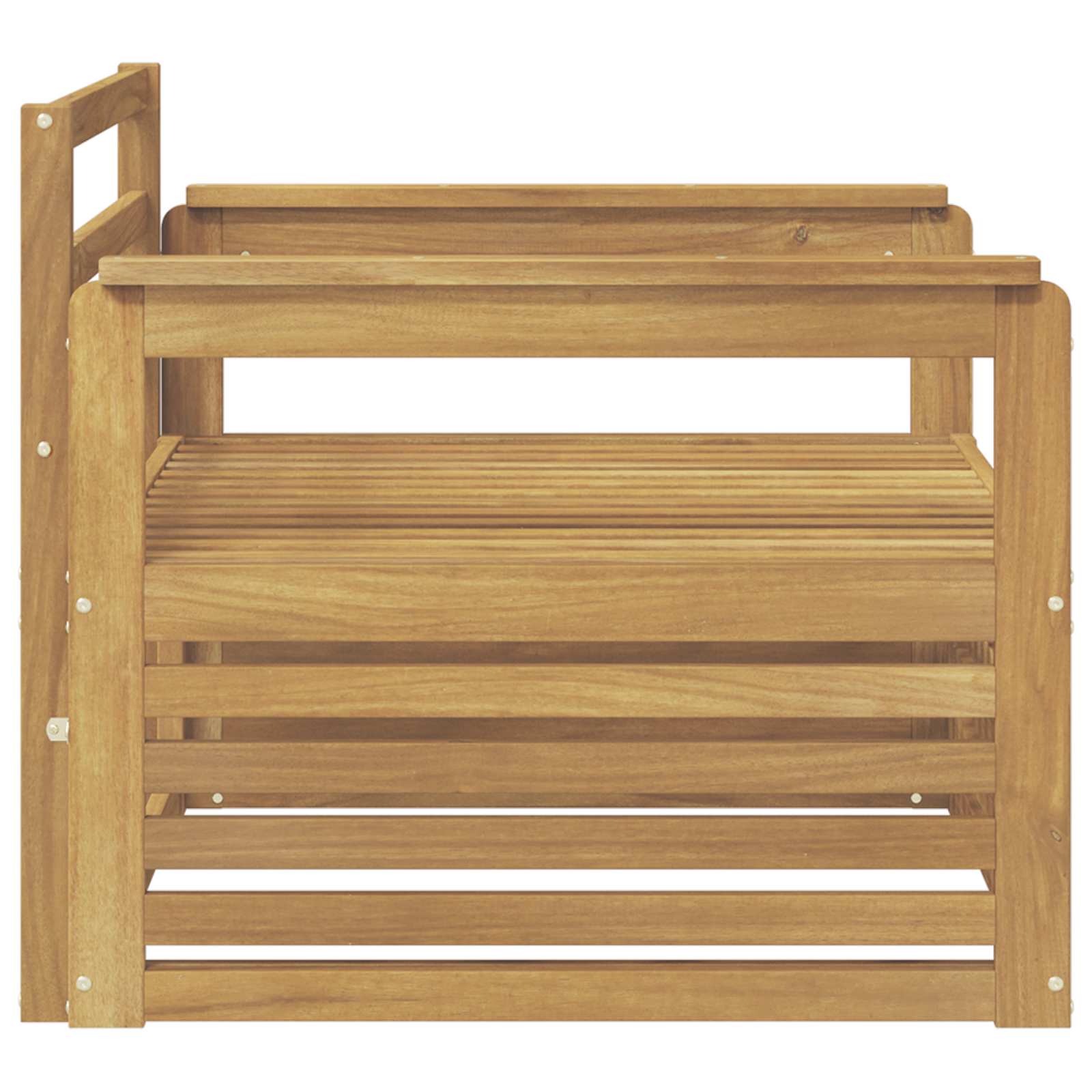 Divano da esterno Legno di Acacia Massello Bianco | homemem39