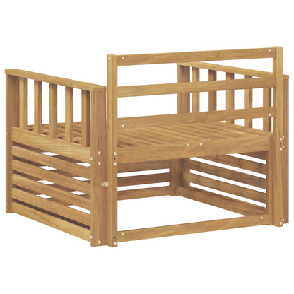 Divano da esterno Legno di Acacia Massello Bianco | homemem39