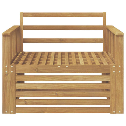 Divano da esterno Legno di Acacia Massello Bianco | homemem39