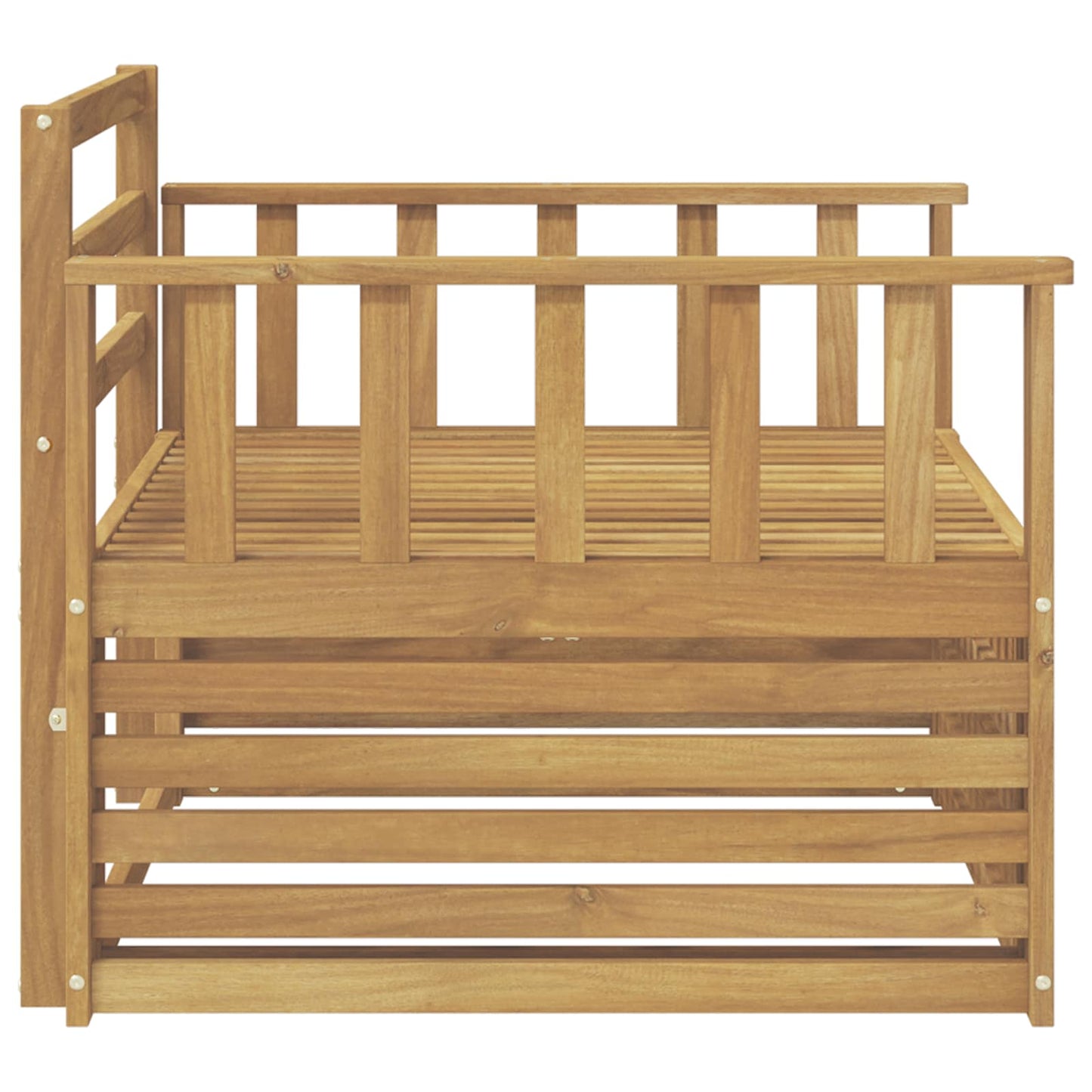 Divano da esterno Legno di Acacia Massello Bianco | homemem39