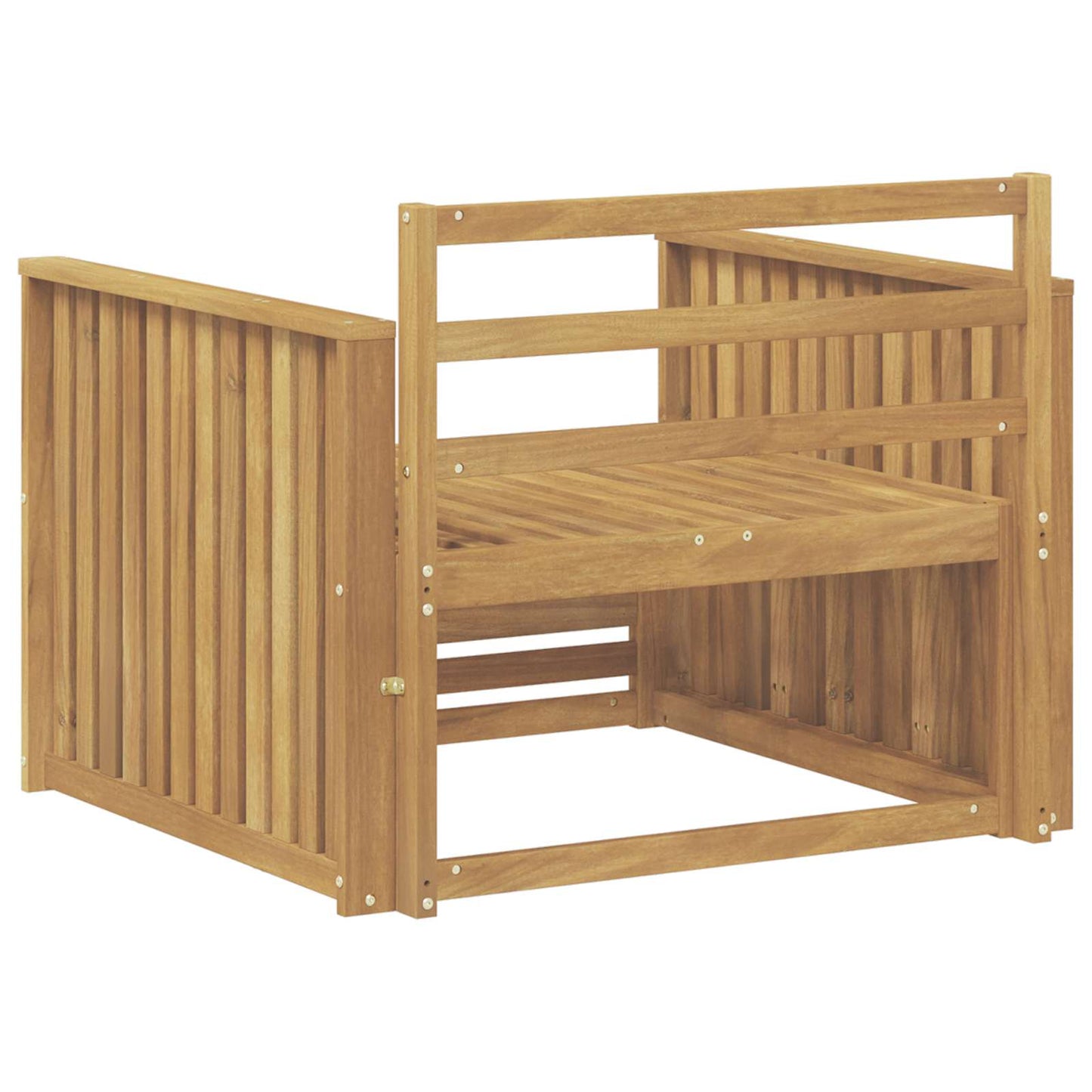 Divano da esterno Legno di Acacia Massello Bianco | homemem39